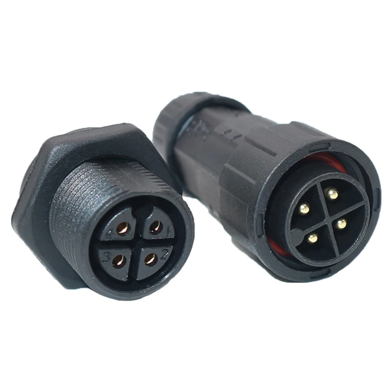 

Cable Waterproof Connector M19 IP68 20A 2/3/5 Pin Aviation Plug Socket Sealed Retardant Electrical Connectors for Led Light