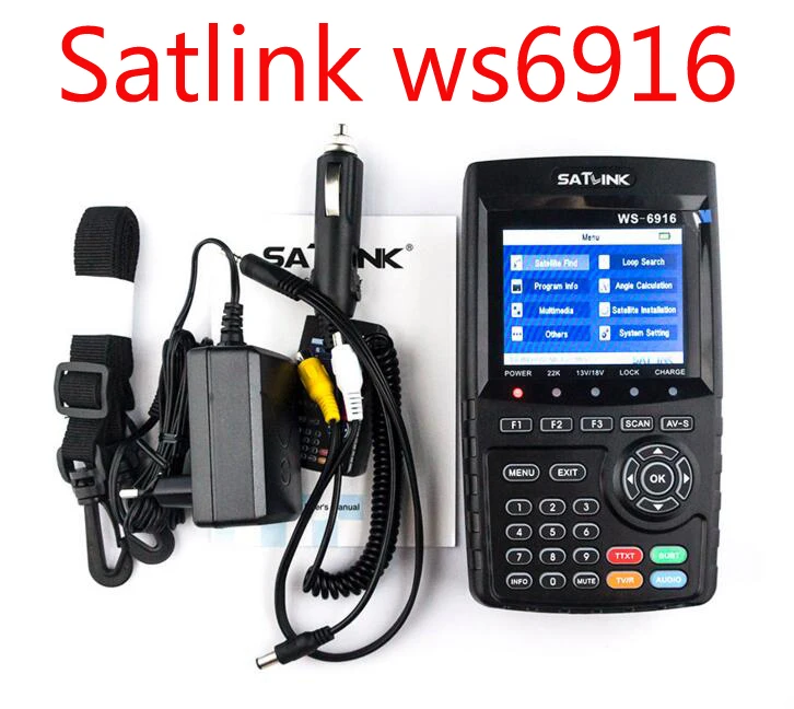 Satfinder dvb s2 Satlink WS-6916 DVB-S2 спутниковый искатель спутниковый Finder метр MPEG-2/MPEG-4 Satlink WS 6916