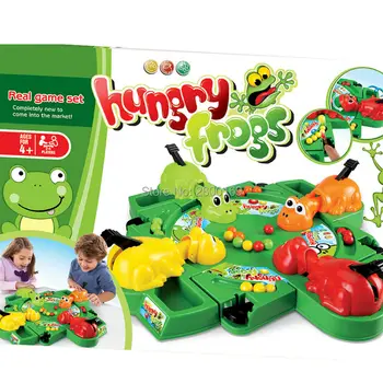 

Plastic Multiplayer big Feeding Frog 3D Board Game Fun Funny Gadgets Parent Child Interaction Hungry Froggies Educatinal Toys