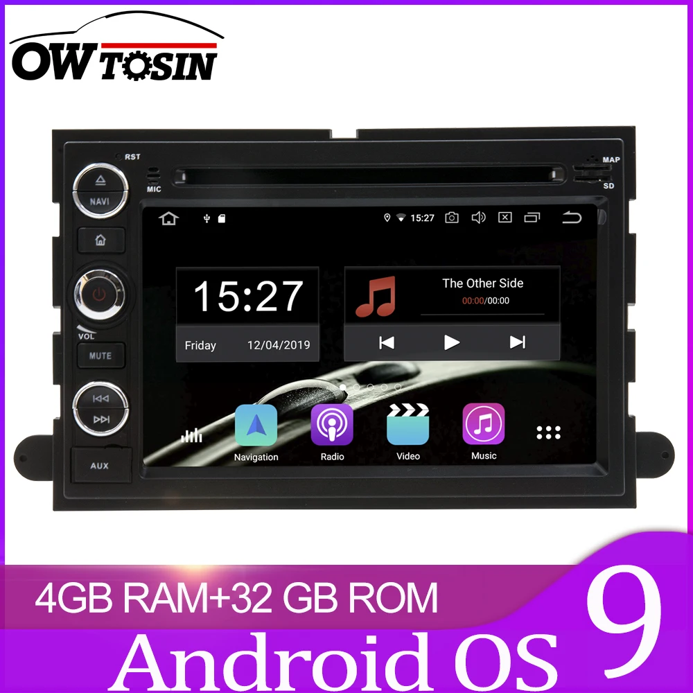 Автомагнитола Owtosin мультимедийный видеоплеер навигация GPS Android 9 0 для Ford Fusion Explorer