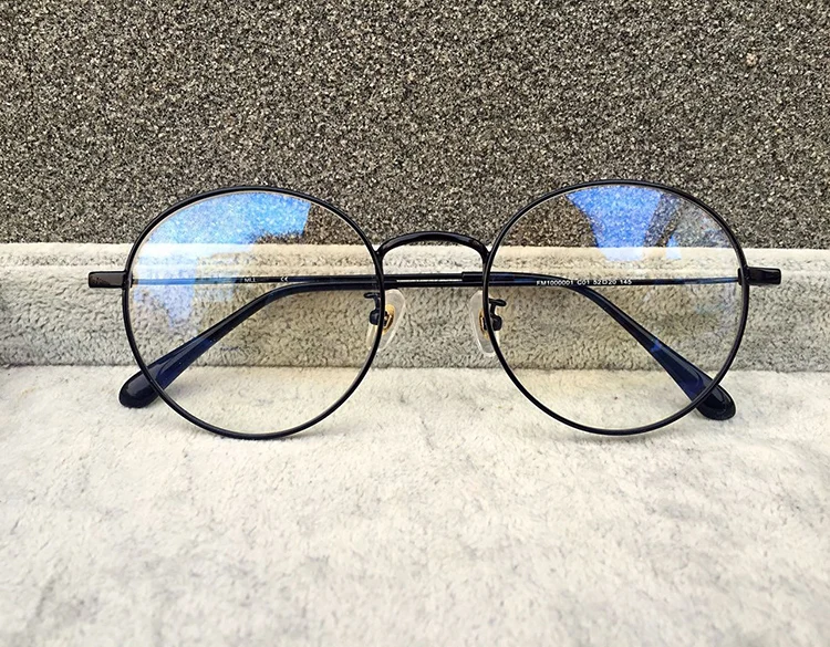 

2019 Round Glasses Frame Women Men Glasses Retro Myopia Optical Frames Metal Clear lens Prescription Eyeglasses Oculos De Grau