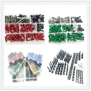 

Motorcycle Fairing Body Bolts Kit Spire Screw Nuts set Clips for Kawasaki Z1000 ZX10R ZX12R ZX6R ZX636R ZX6RR ZX9R
