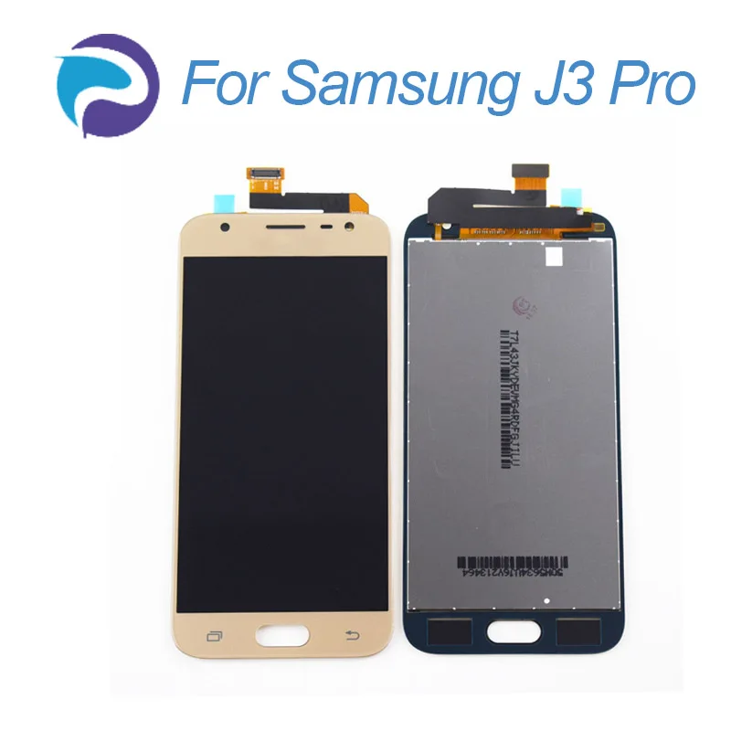 Для samsung J3 Pro ЖК экран сенсорный digitzer сборка Замена J3110 2017 для lcd|Экраны мобильных
