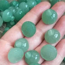 Серия из трех натуральная природного нефрита ювелирных изделий нефрита jade штук DIY Вязание аксессуары-нефрит