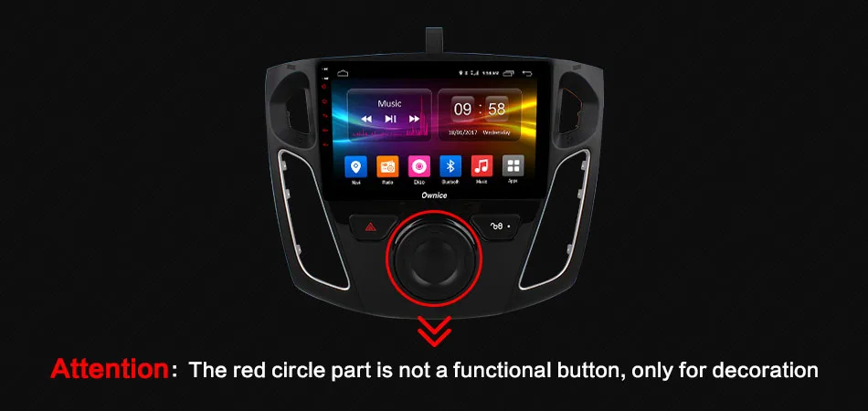 Best 9" IPS Android 9.0 Octa Core Car DVD Player For Ford Focus 3 mk3 2012-2018 4G RAM+32G ROM GPS Navi Radio Stereo ADAS DSP CarPlay 3