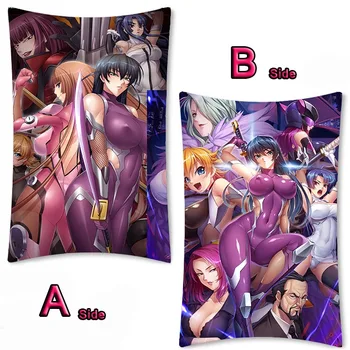 

Anime Taimanin Asagi igawa asagi mizuki yukikaze Sexy Dakimakura Hugging Body Pillow Case Bed Cushion Pilow Cover 2WAY 35x55cm