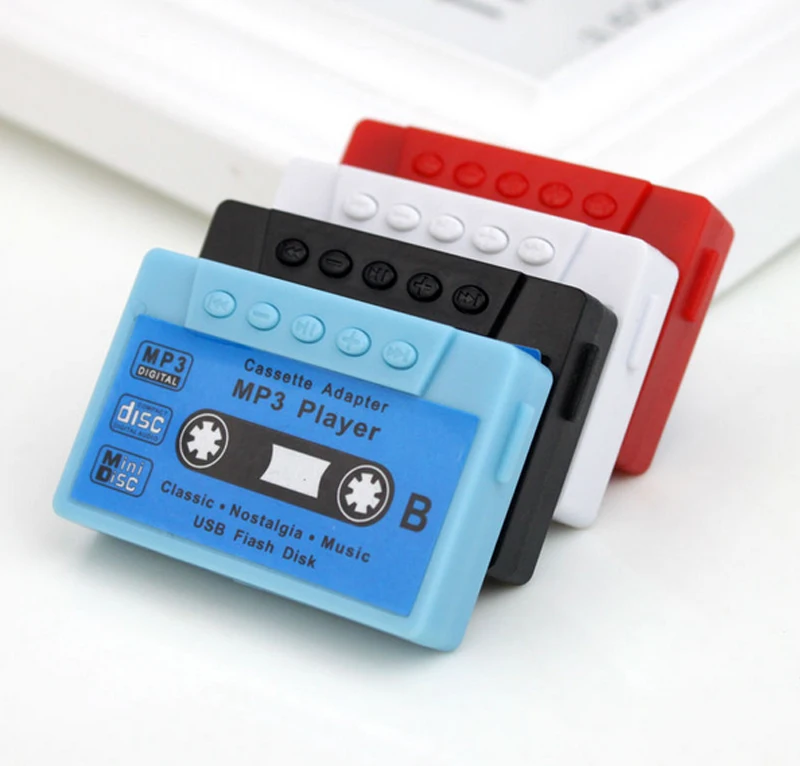 

Tape MP3 Recording Card MP3 Gift Mini Player Portable Music Player Support 32G Micro TF Card Slot Can Use As USB Flash Dish