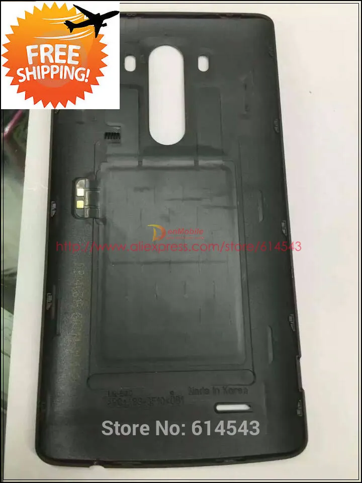 

Black For LG G3 D858 858 Dual Sim Card Bottom Battery Door Back Case Rear Cover Housing Plate Replacement Repair Parts + NFC,1pc