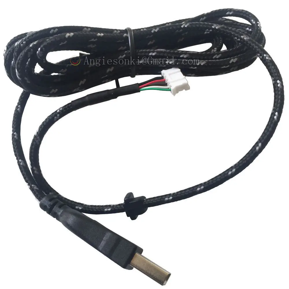 Новый высококачественный внешний Плетеный USB кабель 2 м под змеиную кожу мышь/USB