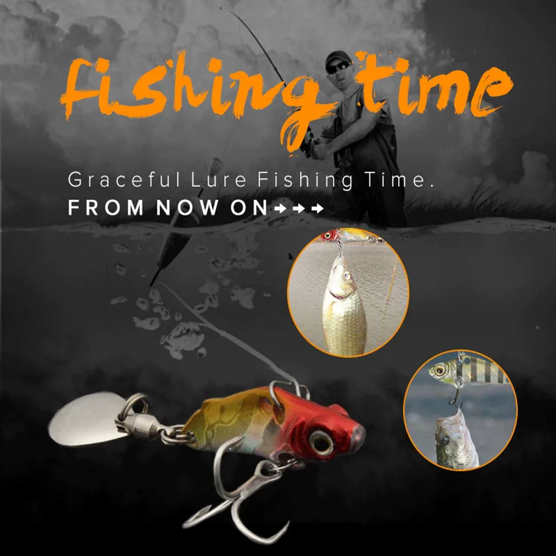 Pesca de Metal Lantejoulas Mini Crankbait Baixo