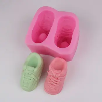 

BG016 sport shoes silicone mold customized handmade rubber soap Molding Cake Decorating Tools
