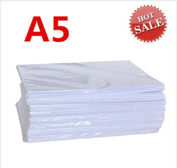 

A5 size self adhesive rc glossy surface paper sheets for wholesale