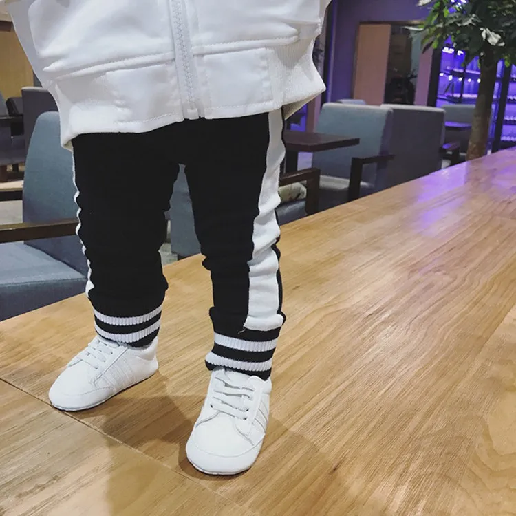 2018 New Children's Active Style Boys Girls Kids Sports Pants Striped Girls Clothes Casual Brief Cotton trousers For Children (9)