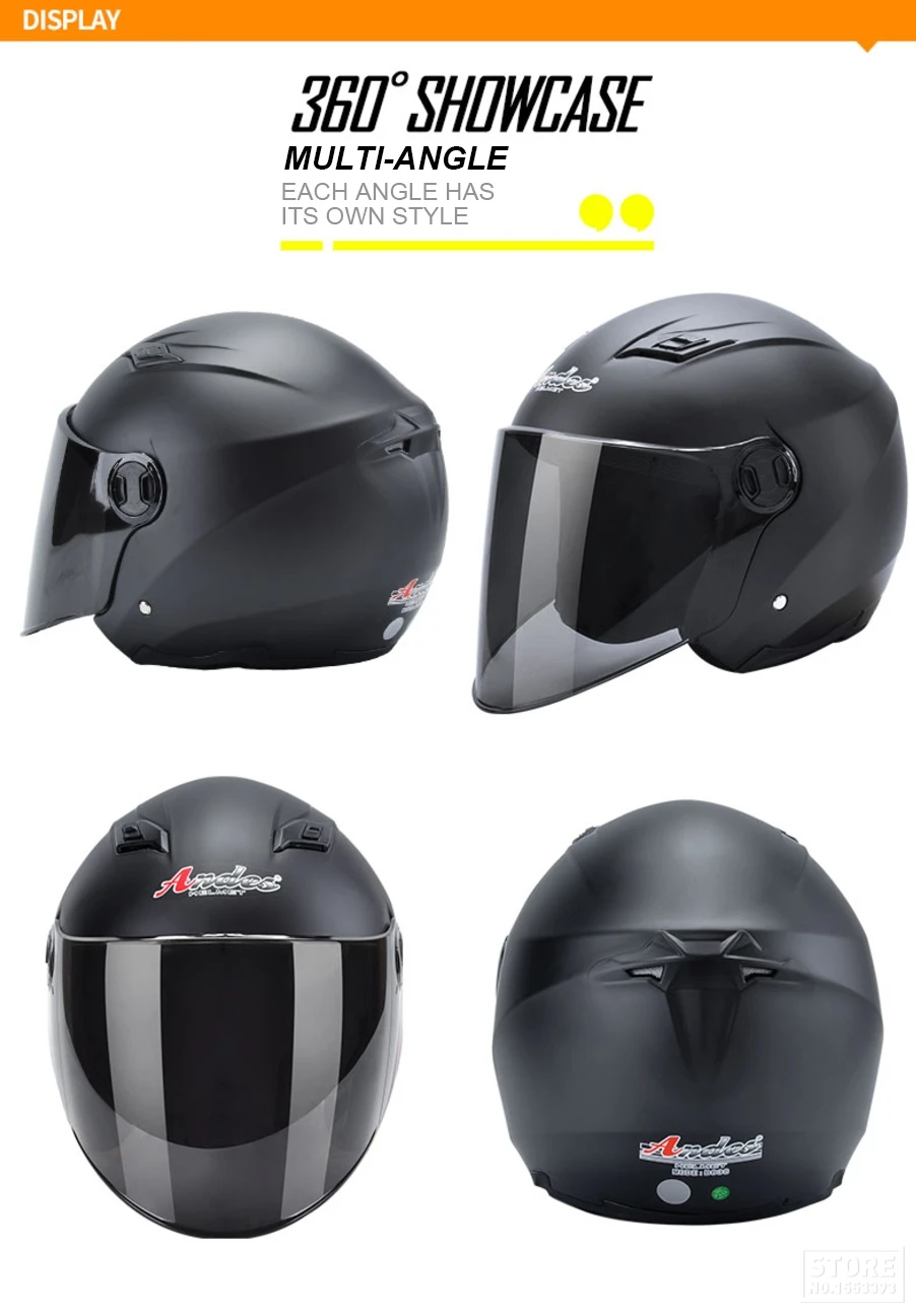 Мотоциклетный шлем Casco Moto 3/4 шлем с открытым лицом скутер Casco Moto rbike Capacete модульный откидной шлем