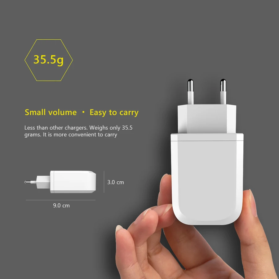 CBAOOO شاحن سريع 3.0 الهاتف المحمول شاحن الاتحاد الأوروبي التوصيل USB شاحن آيفون X 8 7 باد جدار سريع لسامسونج شياو mi mi هواوي