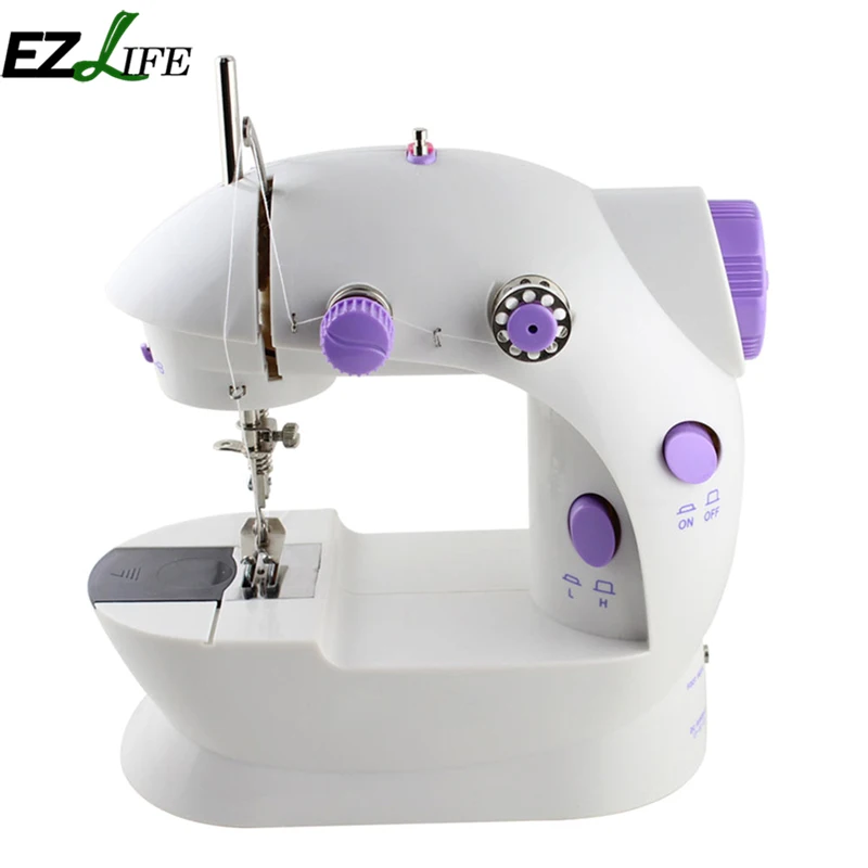 White Color US Mini Portable Sewing Machine Maquina