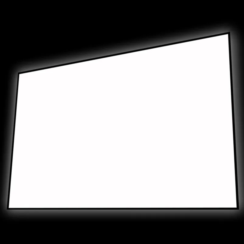 F2169CW 16:9 формат HDTV 4K тонкий безель с фиксированной рамкой проекционный экран
