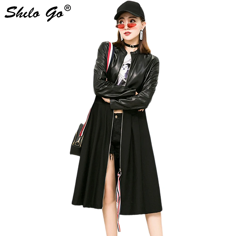 Streetwear Lederen Geul Vrouwen Lente Linten Rits Gesplitst Geplooide Rok Schapenvacht Lederen Lange Jas Ongedwongen Geul Streetwear Lederen Geul Vrouwen Lente Linten Rits Gesplitst Geplooide Rok Schapenvacht Lederen Lange Jas Ongedwongen Geul