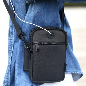 

Men Fanny Pack Mobile Pouch Crossbody Bag for Smartphone Up to 6.3 Inch