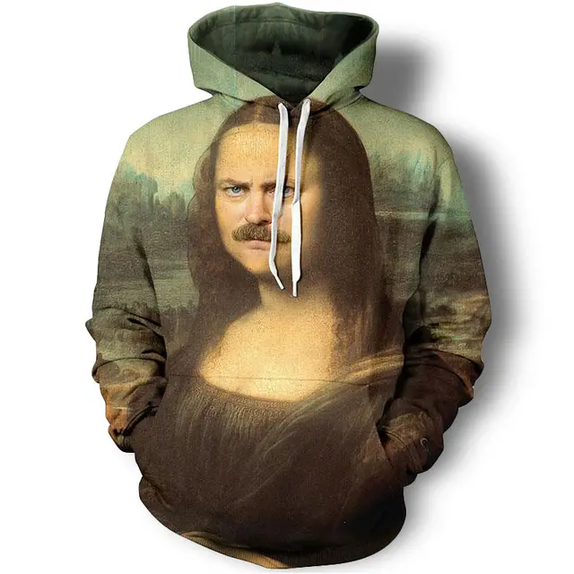 DOUERWVCD Unisex 3D Print Funny Face T Shirt Hoodies Sweatshirt Pullovers Zip-Up Jacket 