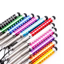 Retractable Capacitive Diamond Stylus Touch Screen Pen For iPhone iPad Tablet PC Retractable Capacitive Diamond Stylus Touch Screen Pen For iPhone iPad Tablet PC