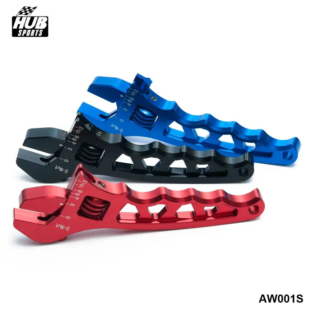 

AN Adjustable Aluminum Wrench Fitting Tools Spanner AN3 3AN-12AN Racing HU-AW001S