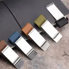 Записная книжка путешественника для путешествий, записная книжка, дневники, держатель ручки, кошелек, металлический медный зажим, карандаш из нержавеющей стали, натуральная кожа