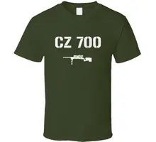

Cz 700 Sniper Rifle Military Distressed T Shirt