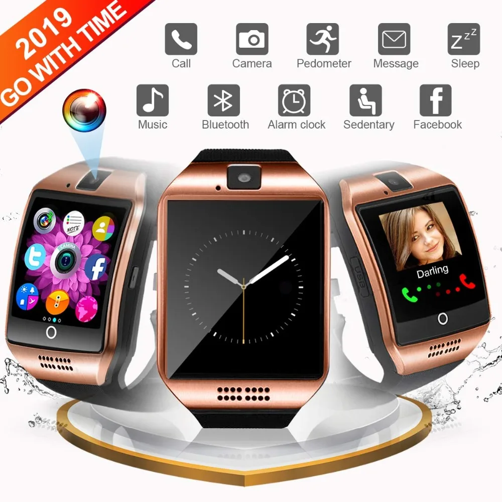 

Top Bluetooth Android Smart Watch Touch Screen Sleep Monitor Smartwat for Men Women Best Quality Akilli Saat Smat Watch