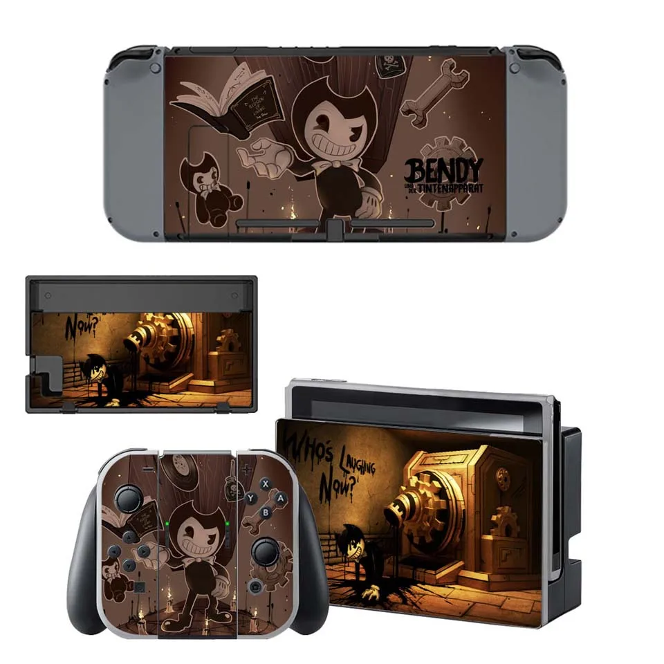 Bendy виниловые наклейки на кожу для консольный переключатель Nintendo/Joy-con контроллер Защитная крышка наклейка - Цвет: YSNS1919