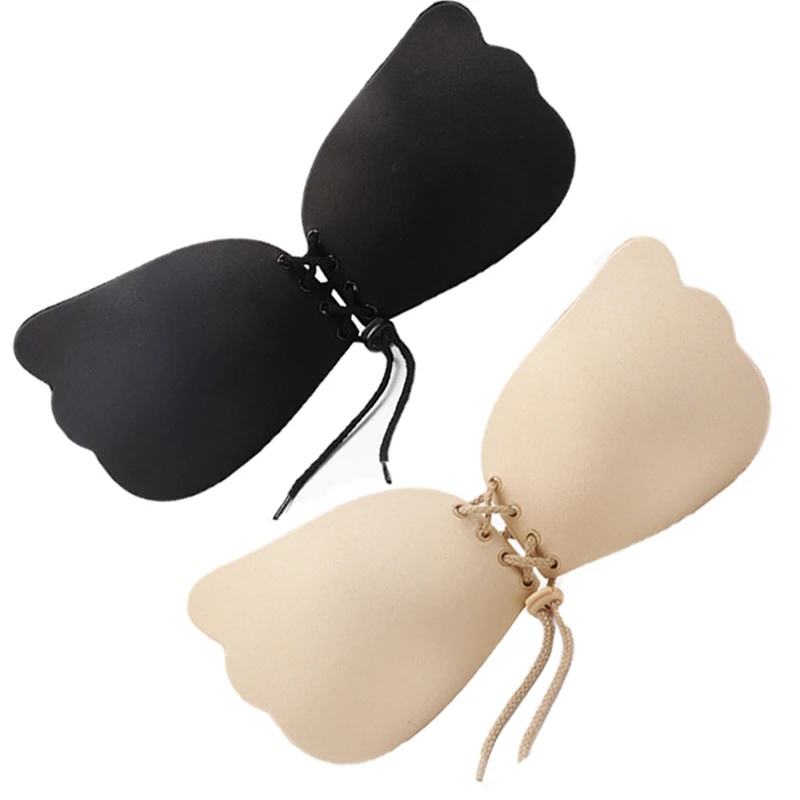 

Reusable Invisible Sports Bra Women Adjustable Self-Adhesive Women Sport Bra Top Push Up Brassiere Sport Fitness Yoga Bra bh