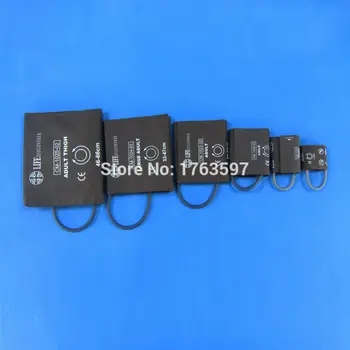 

NIBP imitation leather cuff kit 6 sizes with bladder single tube