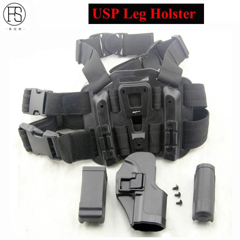

BLACKHAWK CQC HK Compact Tactical Airsoft Gun Holster USP Gun Holster Combat Leg Holster Platform Hunting Gun Holster for HK USP