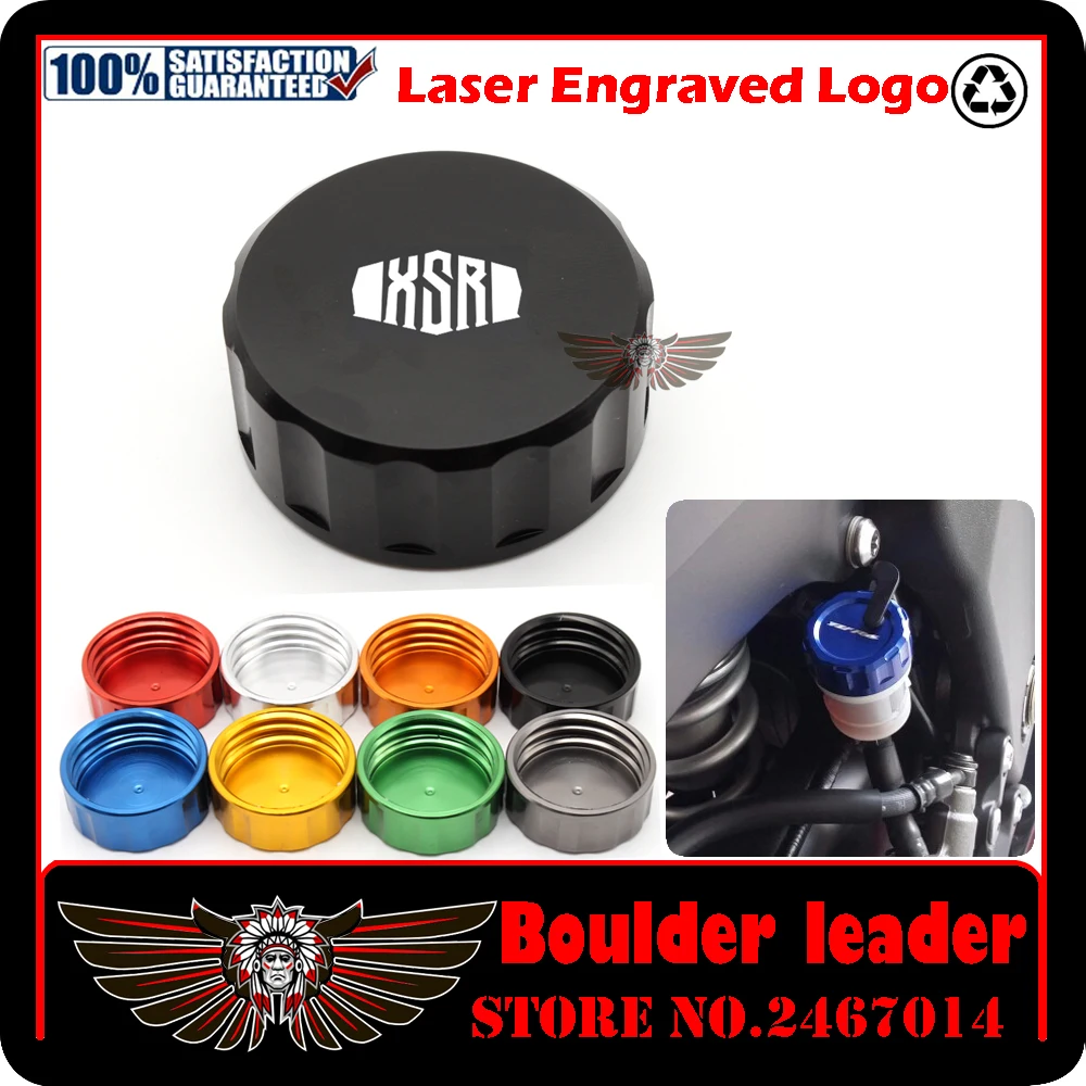 8 Colors Motorcycle CNC Aluminum Rear Brake Fluid Reservoir Cover Cap
