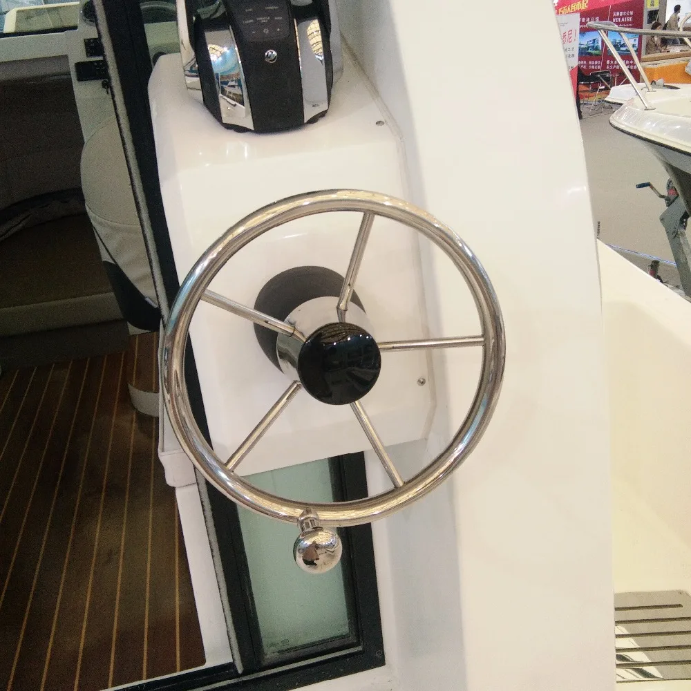 Лодка рулевое колесо из нержавеющей стали 5 спиц 25 градусов 11 ''для морской яхты