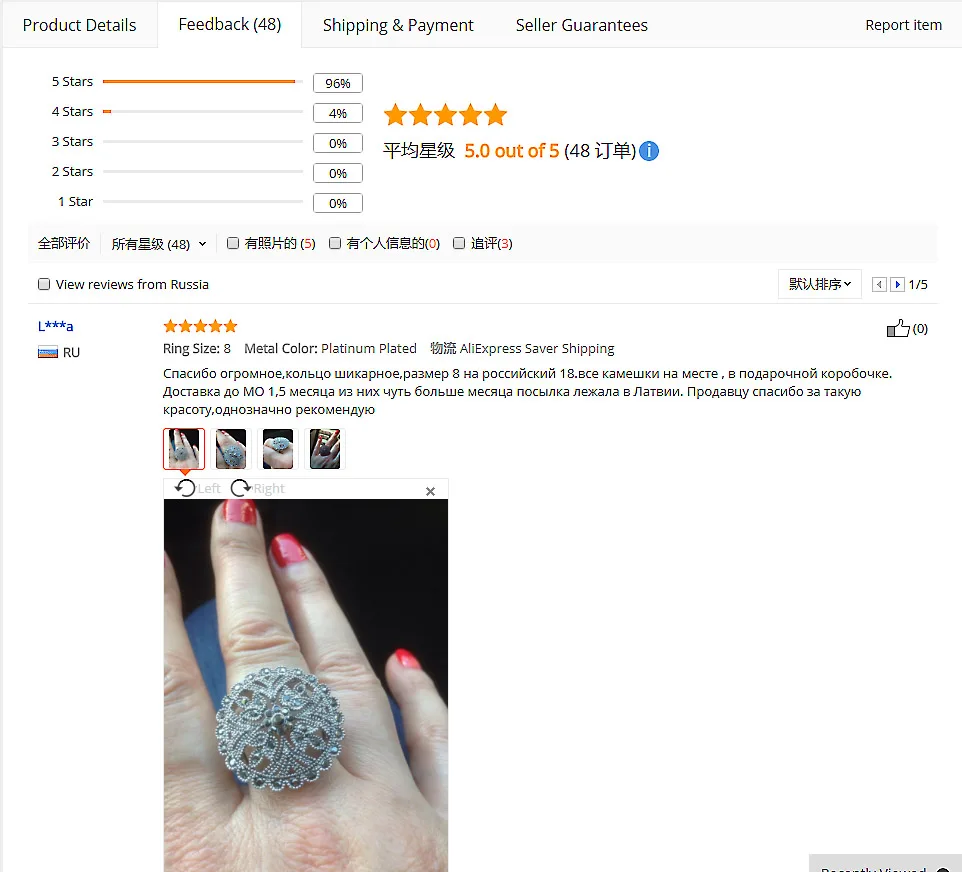 Finger Ring Ajojewel Retro Rhinestones Ring Women Flower Vintage Female Jewelry