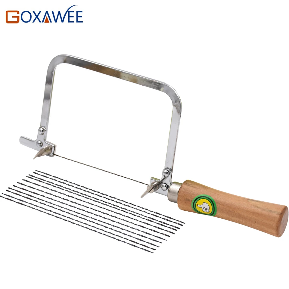 GOXAWEE Jewelry Steel Saw Frame Non Adjustable Jewellers Saw Bow 85mm