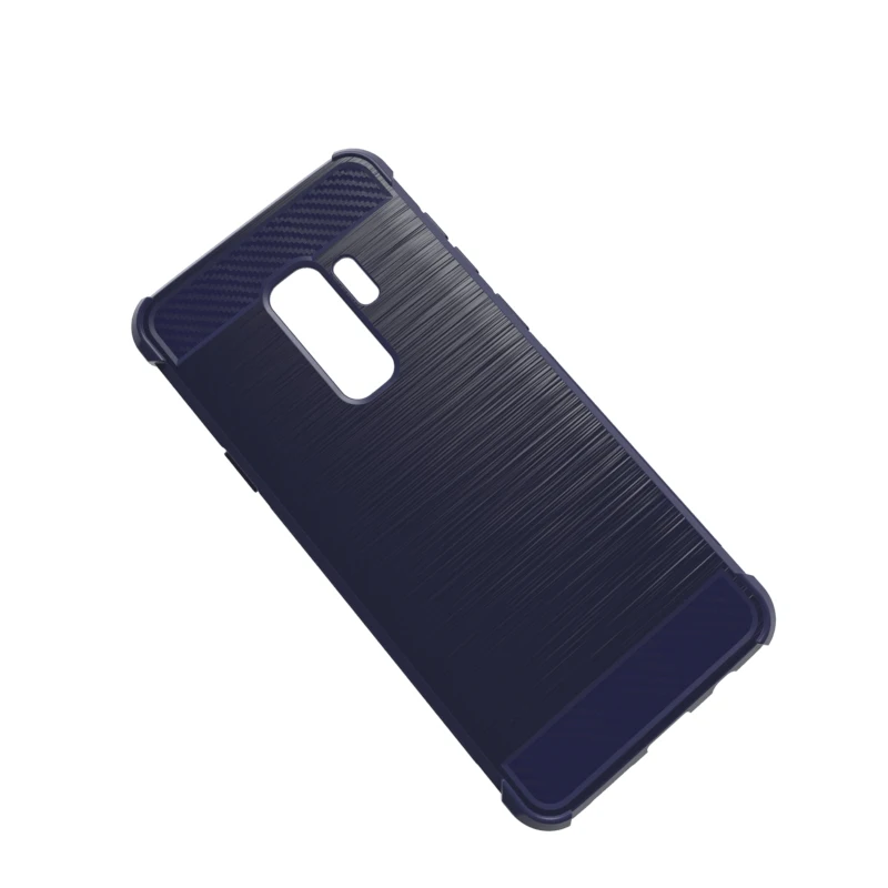 dark blue Бренд gligle модный прочный армированный чехол для телефона мягкий силиконовый чехол ТПУ для samsung Galaxy S9 защитный чехол накладка оболочки - Цвет: dark blue