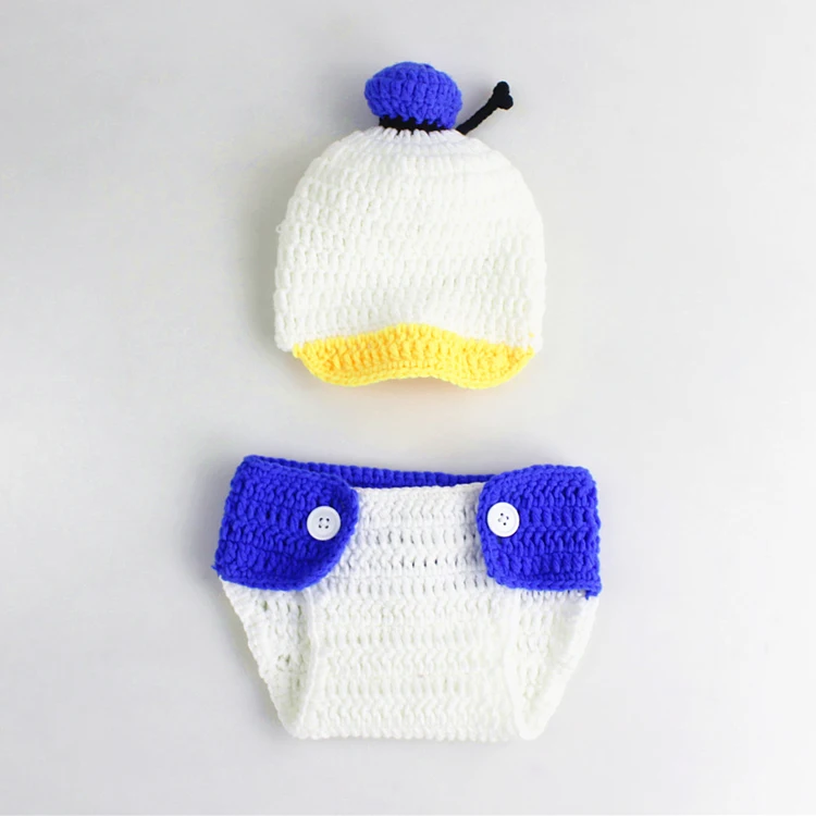 Cotton-Newborn-Photography-Props-Fotografia-Crochet-Infant-Baby-Hat-Pant-Shoes-Monster-Baby-Boy-Girls-Clothing-Set-Keepsake-06