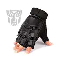 Тактические перчатки с половинными пальцами, рабочие защитные перчатки для охоты, велоспорта, спорта на открытом воздухе, CS, пейнтбола, защита рук