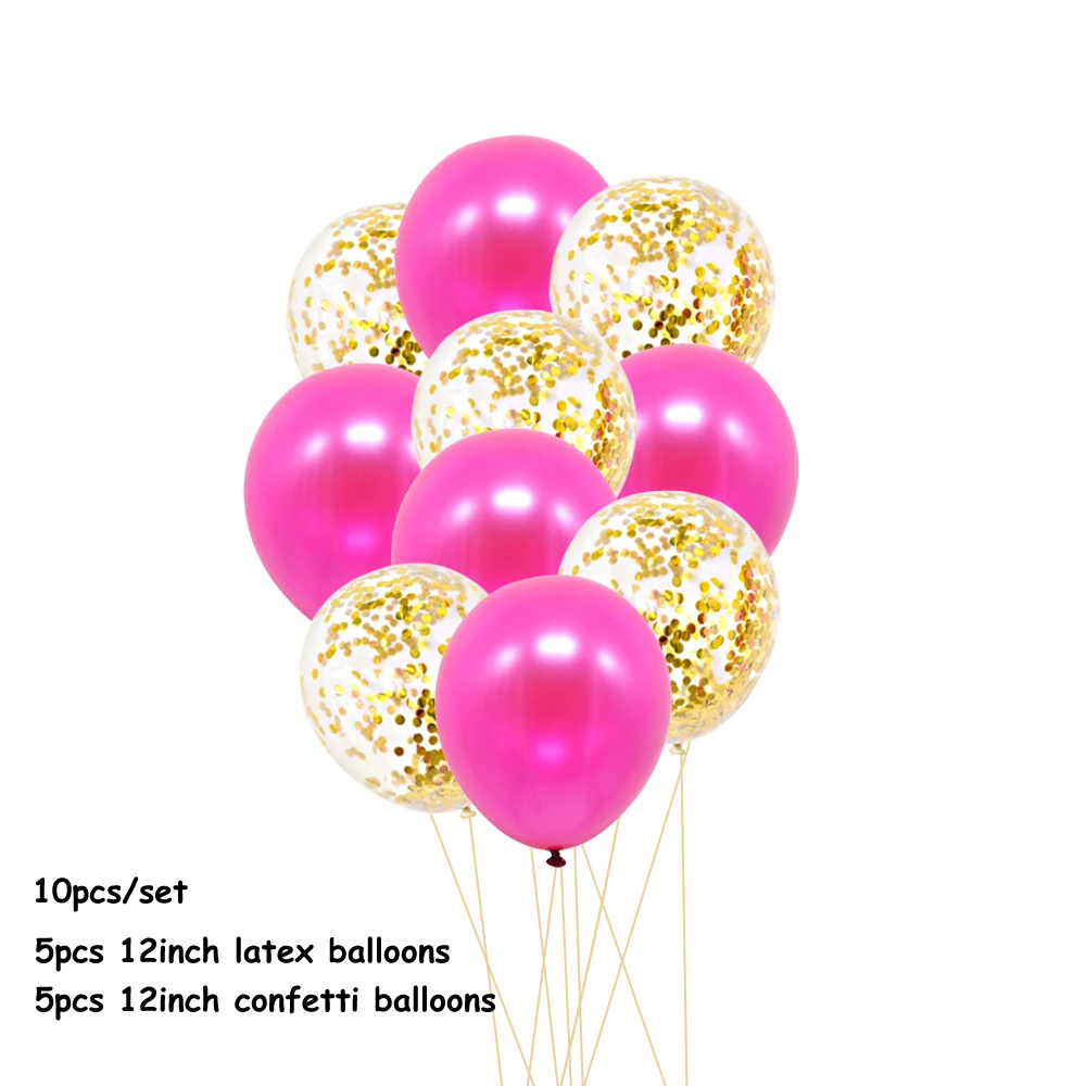 Детские воздушные шары для девочек, розовое золото, шары для шампанского, вечерние воздушные шары в форме динозавра с днем рождения - Цвет: PJ017