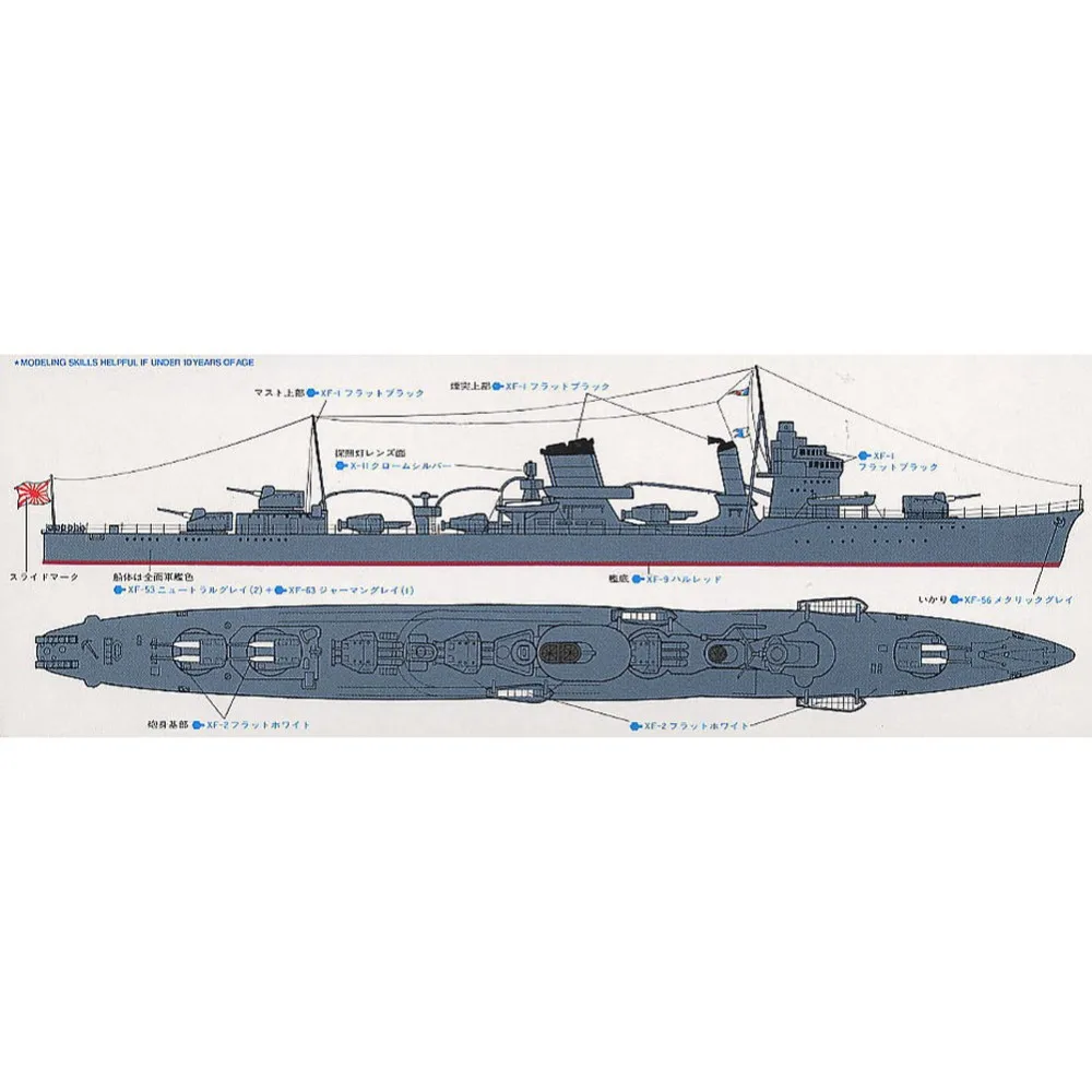 Tamiya 31406 1/700 японский Разрушитель ВМС Акацуки шкала сборки военный корабль модели строительные наборы oh rc игрушка