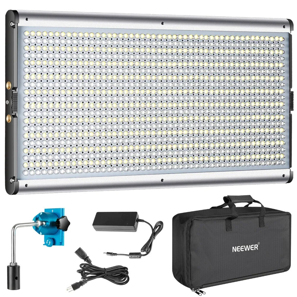 Neewer Bi-color 960 LED Dimmable with Professional Video Light for Studio/YouTube Outdoor Photography Lighting Kit Neewer Bi-color 960 LED Dimmable with Professional Video Light for Studio/YouTube Outdoor Photography Lighting Kit