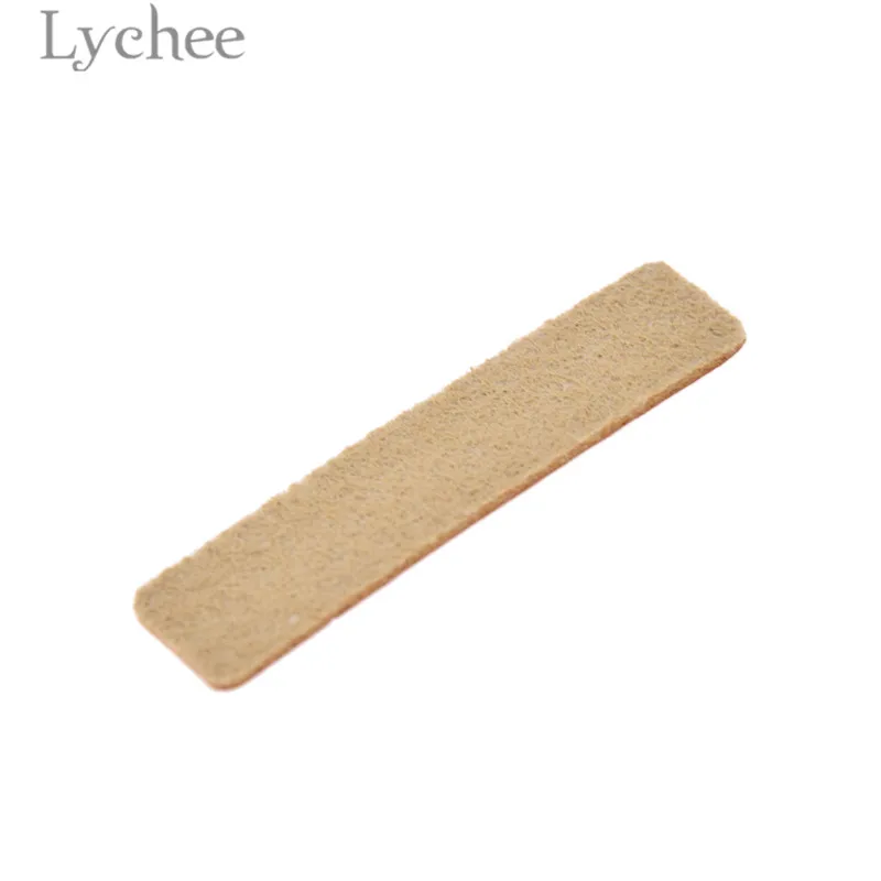 Lychee 50 шт. ручной работы с буквенным узором из искусственной кожи прямоугольная бирка тисненая этикетка DIY этикетки типа «флажок» для аксессуаров для одежды