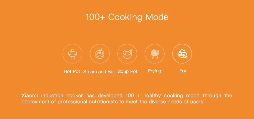 Xiaomi DCL01CM Creative Precise Control Induction Cooker