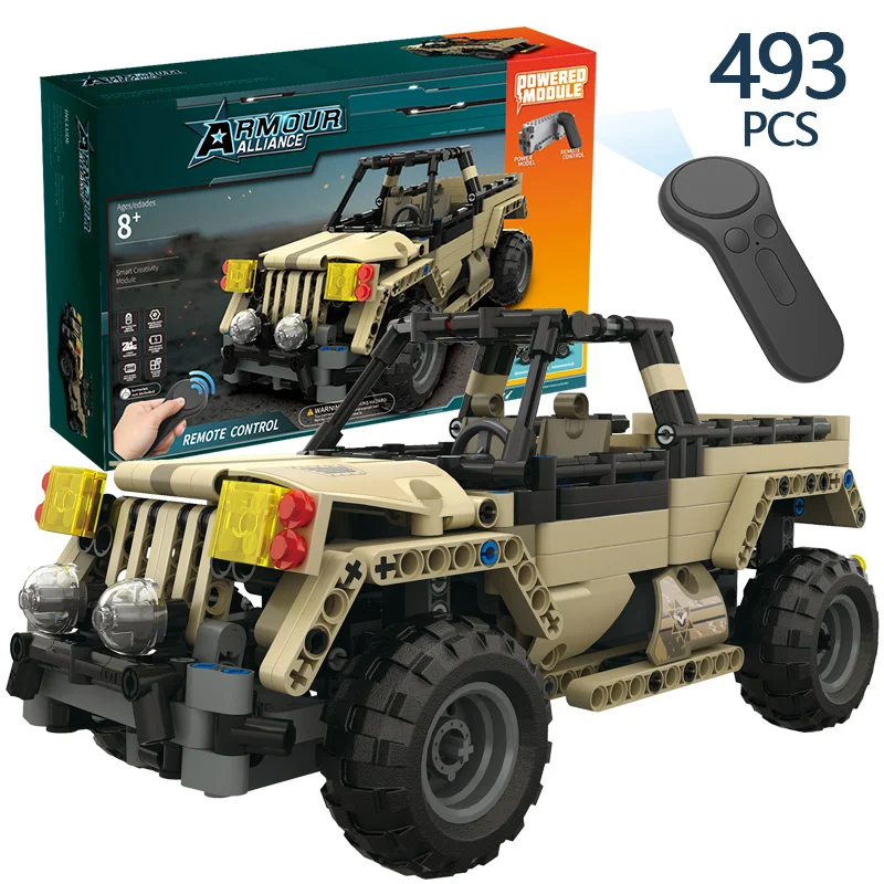 

New Military Series M1A2 Hummer Building Blocks Compatible LegoINGLY Technic Vehicle Tank Model Bricks Sets Toys For Children