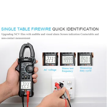 

Digital Clamp Meter Multimeter Current Clamp Pincers AC/DC Voltage Resistance Capacitance Tester VFC NCV Auto Range Measurement