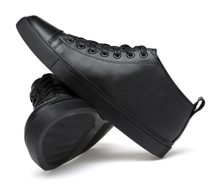 JINTOHO/высококачественные мужские ботинки из натуральной кожи; модная зимняя мужская обувь; теплые мужские кожаные ботинки; мужские Ботильоны; мужская обувь