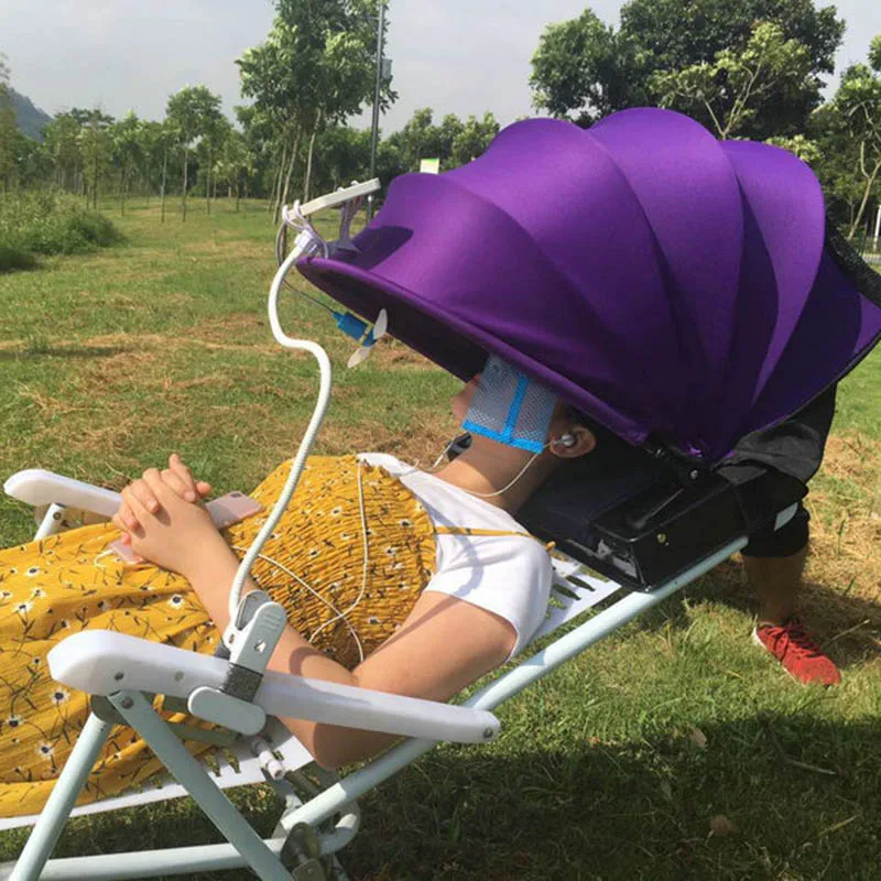 

Portable Personal Face Shade Adjustable Beach Sun Protecting Tent Awnings EDF88
