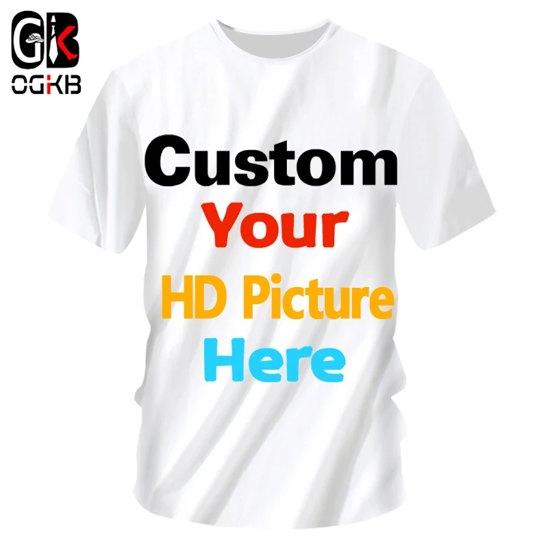 

OGKB Customized T Shirts Sumer Tops Women/men Personalized Custom Picture Tshirt Print Galaxy Space 3D T-shirt Man Casual Tees